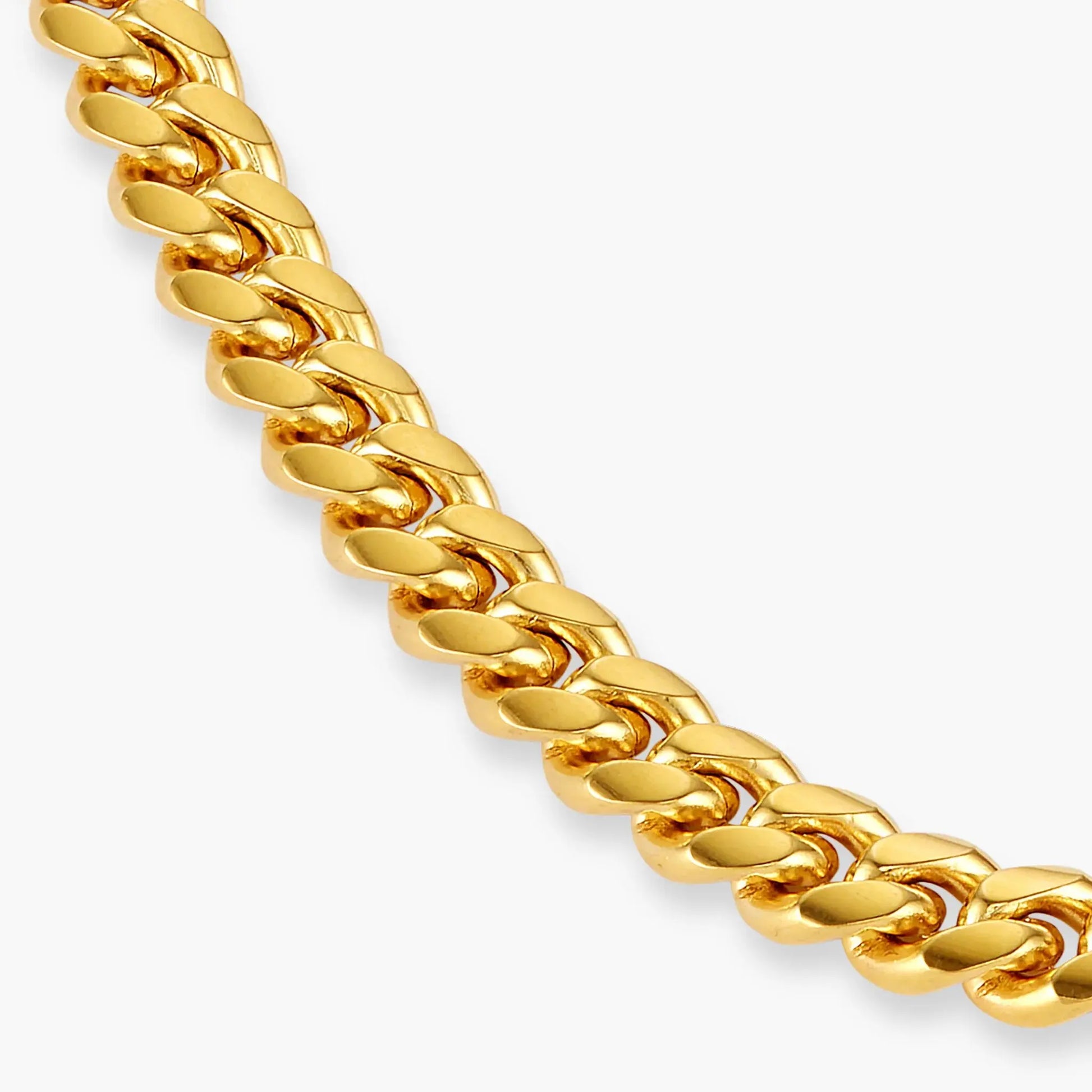 Free Custom Logo Stainless Steel Curb Cuban Link Chain Jewelry Cuban Necklace Men Hiphop Miami Charm Luxury Necklace