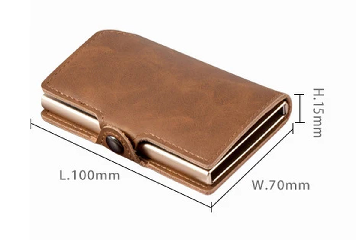 Mens Slim Wallet with Money Clip Pop up RFID Blocking Credit Card Holder Minimalist Wallet for Men