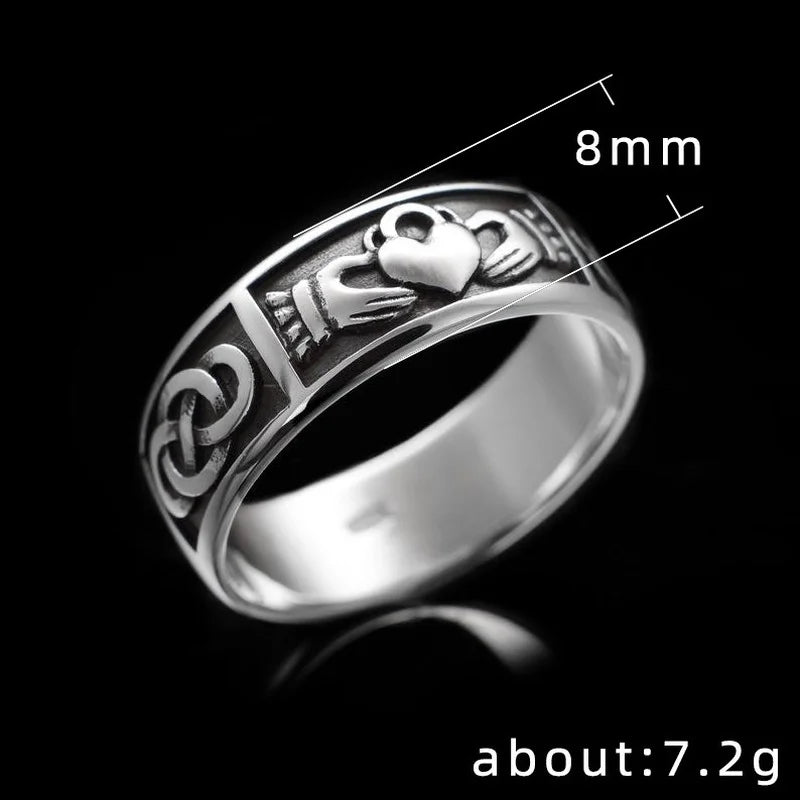 2023 Trend Classic Retro Love Alloy Woman Rings Cute Bride Engagement Wedding Ring Female Ring Bijouterie Female Jewelry Sets